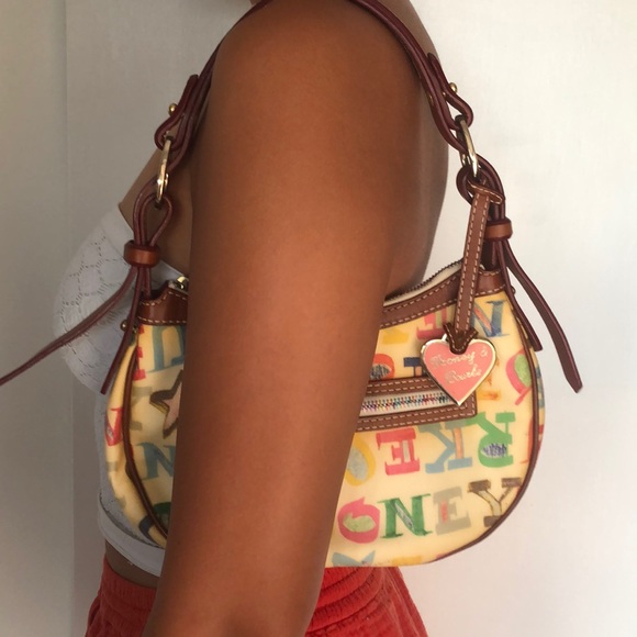 Dooney and Bourke Vintage Scribble Bag - Picture 11 of 12